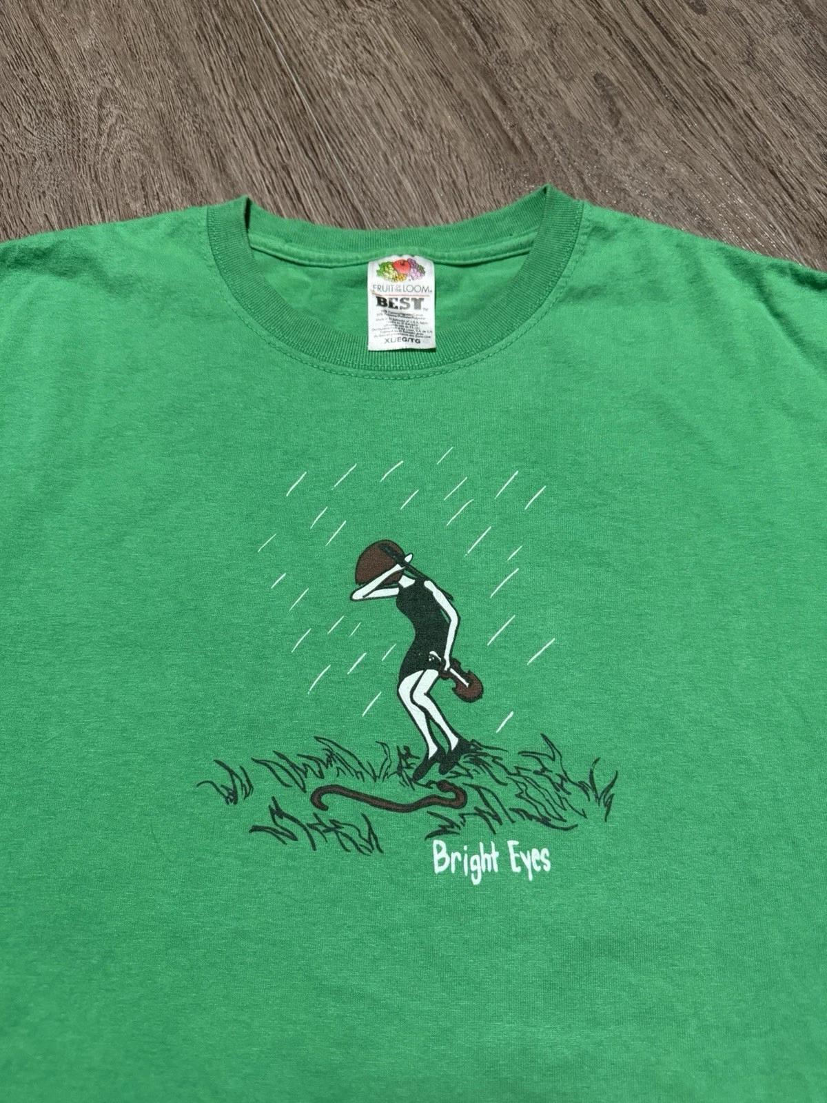 Vintage Bright Eyes Band T-Shirt XL Conor Obserst Indie Rock Emo Snake 4XL