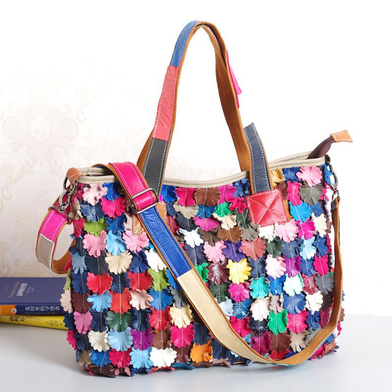 

Soft Leather Color Contrasting Color Shoulder Messenger Women S Bag Simple Fashion Portable разноцветный