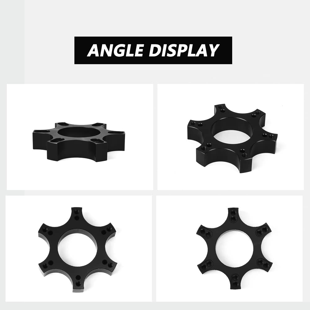 Steering Steering Adapter Replacement Steering Plate Aluminum 70mm Applicable to