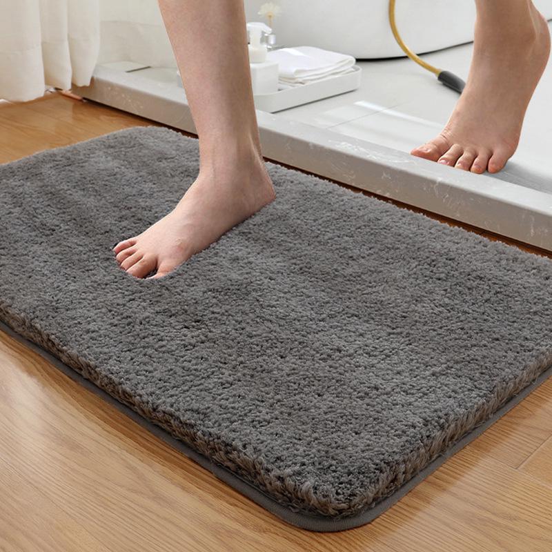 Non-slip Bathroom Door Mats: Quick-Drying, Absorbent Floor and Toilet Carpets