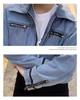 Women's Retro Zipper Layering Denim Jacket: Celebrity Style