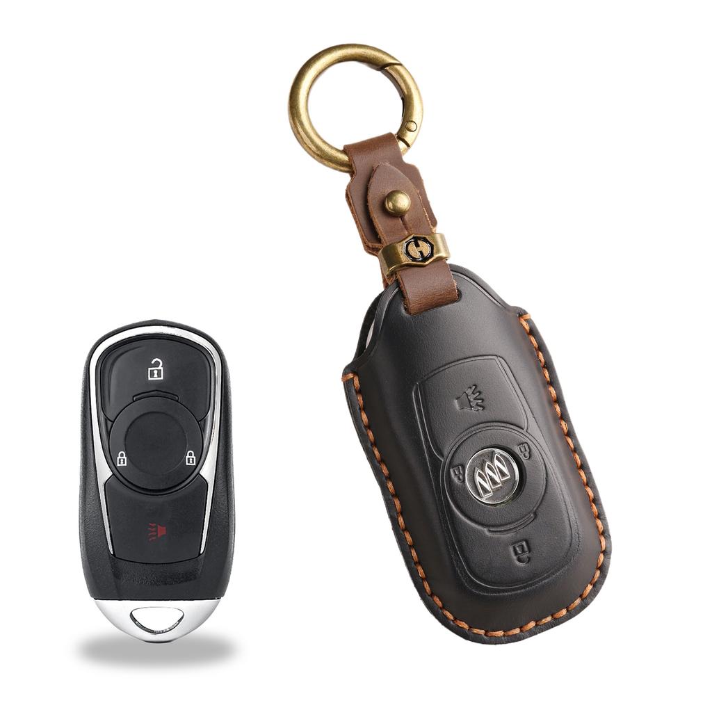 The New Retro Key Cover Is Suitable for Buick Envision Key Bag, Valeant Regal Car Leather Case Buckle.