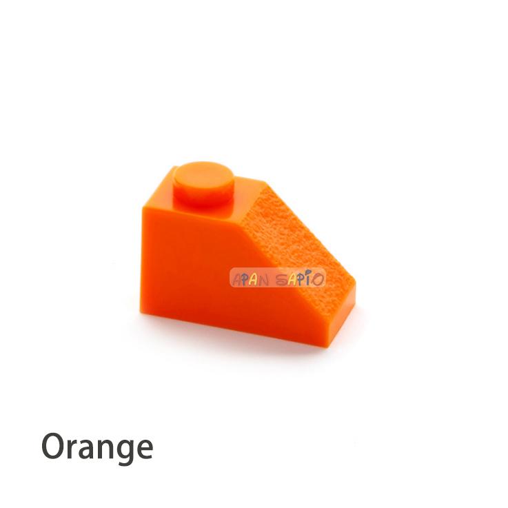 Non-Toxic 500Pcs Diy Building Blocks Thick Figures Bricks Slope 1X2 Dots Educational Creative Size Compatible With 3040 Toys For Children