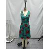 Women Elegant V-Neck Fashion Printed Pocket Sleeveless Dresses Summer Ladies Casual Short Dress Female Party Vestidos