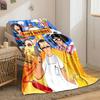 Cartoon Characters Surrounding a "Bob's Burgers" Sign with Food and Items. for All Seasons Blanket Lunch Break Throw Gift