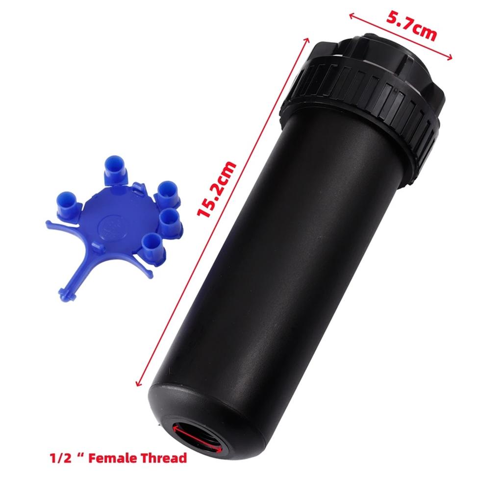 40°~360°Adjustable Pop-up Sprinkler Garden Lawn Orchard Irrigation Buried Rotating Sprinkler Football Field Turf Watering Nozzle
