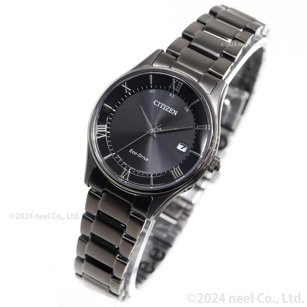 Citizen Collection Night Color Edition Black ES0004-51E Women's Watch, Light-Powered Eco-Drive Radio-Controlled, Waterproof,