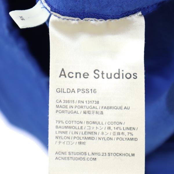 ACNE STUDIOS No sleeve cut off one piece XS Blue Women Used