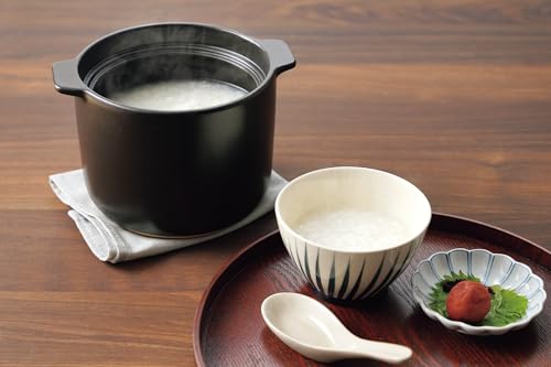 Kakusee Delicious DEL-22 Rice Cooker, 2-cup capacity, for 1-2 people, with inner lid, microwave and stovetop safe