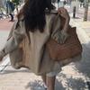 Women Casual Cotton Linen Blazer Jacket Long Sleeve OL Work Coat Suit for Spring Summer One Button Casual Office Wear