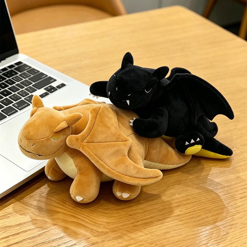 Pokemon Glurak Plüschkissen aus kurzem Plüschmaterial für Kinder und Fans
