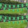 Aerlxemrbrae  20pcs/lot Brazil   Bunting Flags 14x21cm   BR Brazil   String Banner Buntings Festival Party