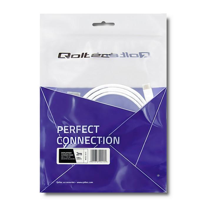 Qoltec Kabel USB 3.1 Typ C Stecker/ HDMI A Stecker | 4K | Alternate Mode | 2m