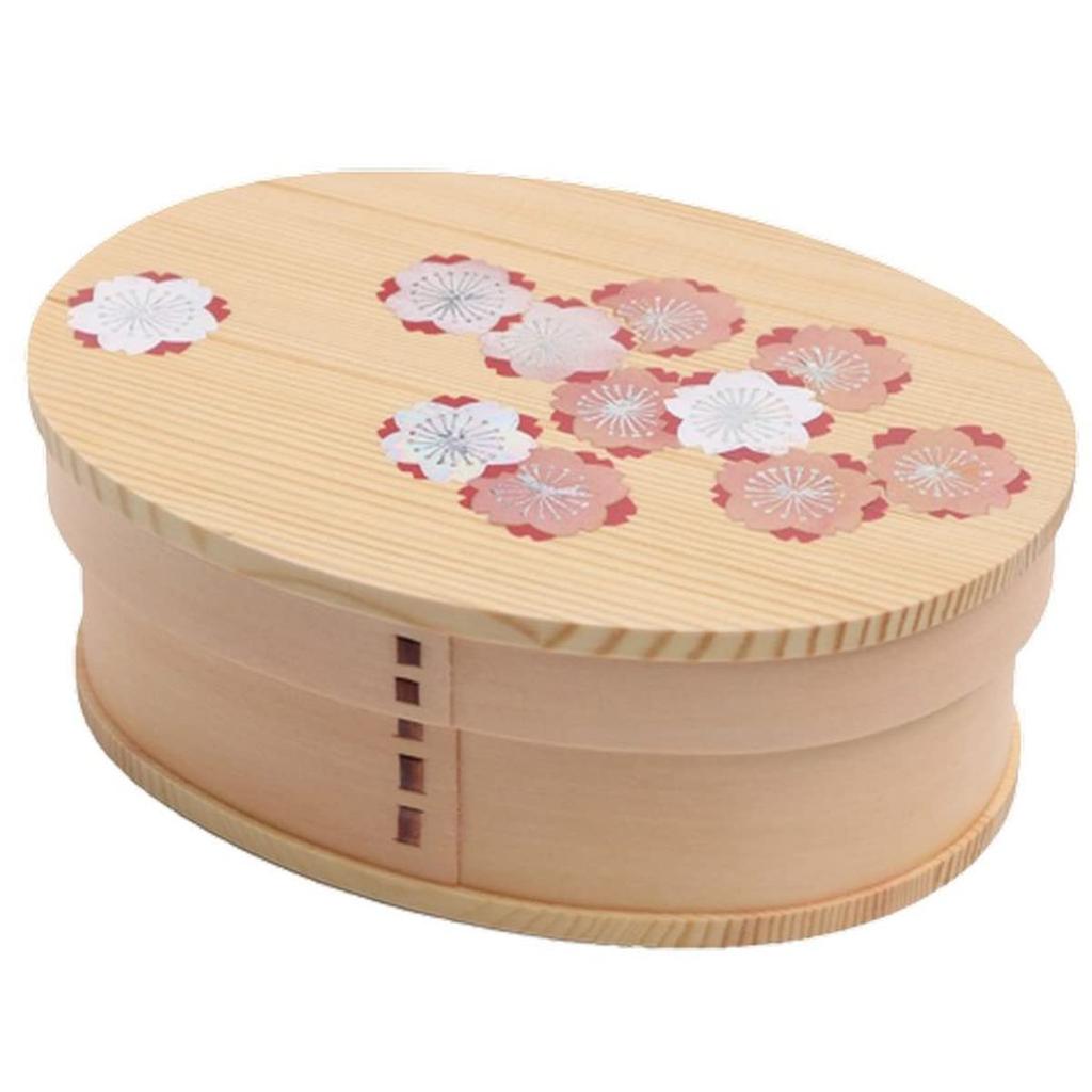 Bento Box with 18cm x x Urethane with Finish j-kitchens Rice-Retention Function, 13.5cm 6.8cm, 700ml, Maki-e
