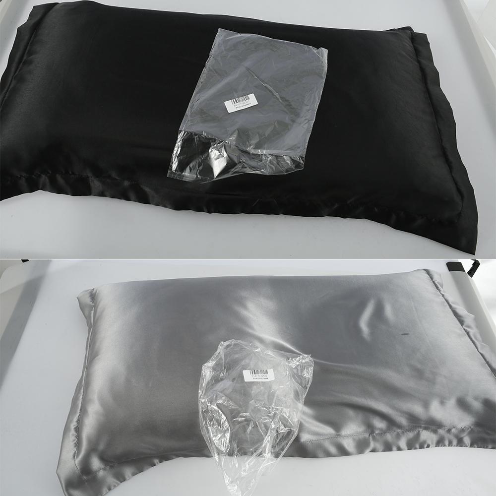 2PCS 100% Mulberry Silk Pillowcase Real Silk Pillowcase Pure Natural Silk Pillowcase Standard Queen King Size Pillow Case