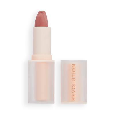 Revolution Satin Lipstick Lip Allure Brunch Pink Nude