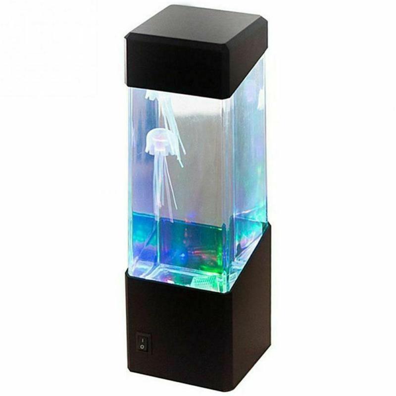 Led Jellyfish Night Light Aquarium Fish Trunk Multi-colored Decorative Lamp Great Gift