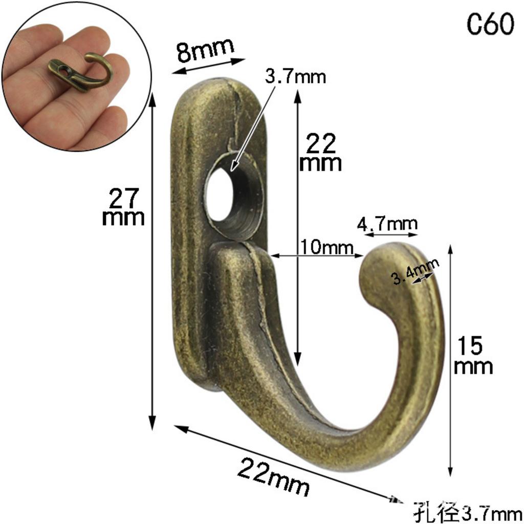 Antique- Hooks, European- Furniture Decorative Hooks, Small Alloy Hooks For The Back Of Cabinet Doors, Small Hooks For Hanging Items