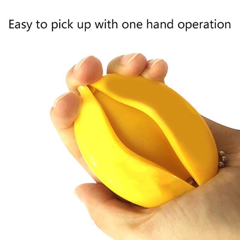 Small Oval Coin Purse Mini Earrings Rings Storage Box With Chain Solid Color Pvc  Portable Bag Pendant