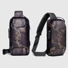 NEW High Qulity Upgrade Men's Waterproof USB Oxford Crossbody Bag Anti-theft Shoulder Sling Bag Multifunction Short Travel  Chest Pack for Male