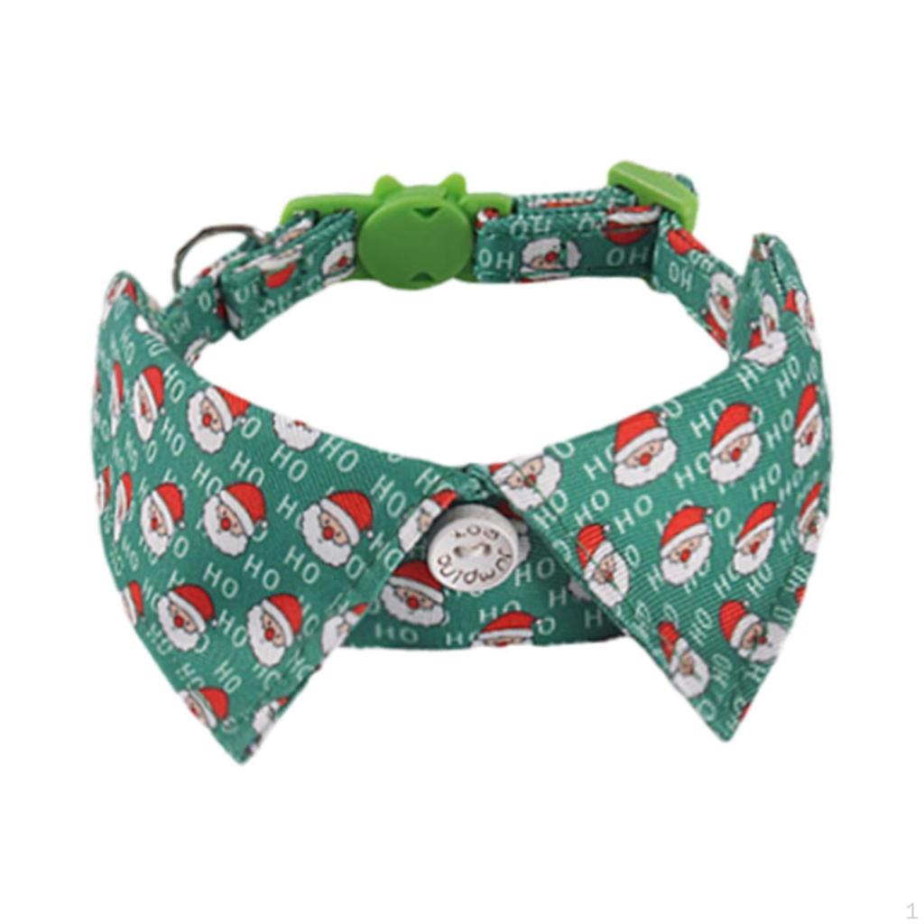 Adjustable Bowtie Collars for Cats in Holiday Themes