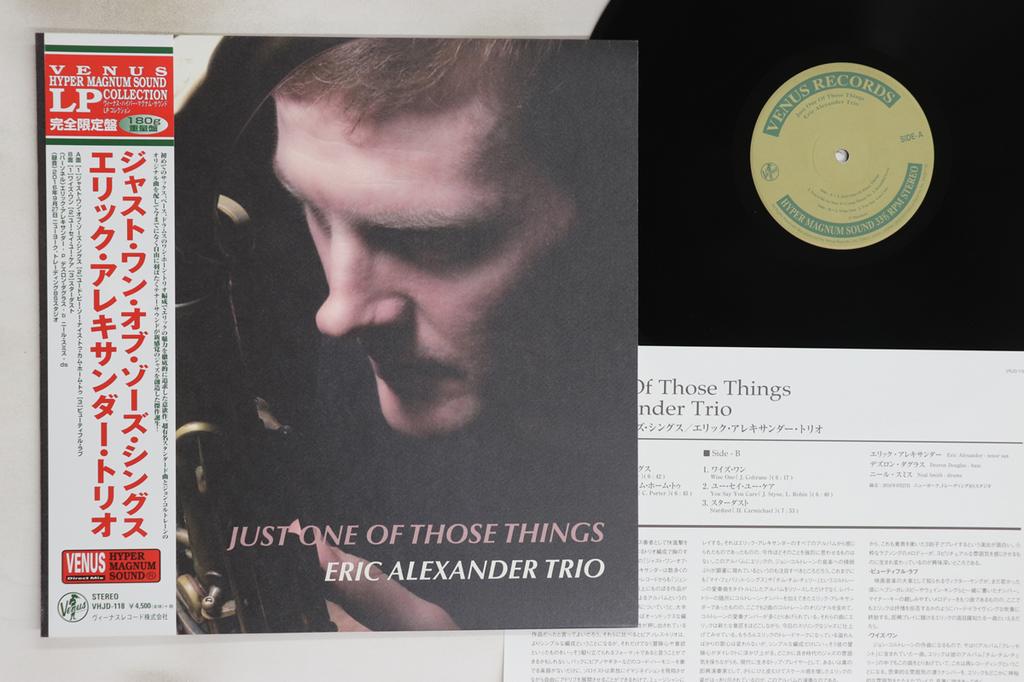 LP Record ERIC ALEXANDER - Just One Of Those Things (-180g) VHJD118 VENUS 2017 Japan Obi Jazz Used