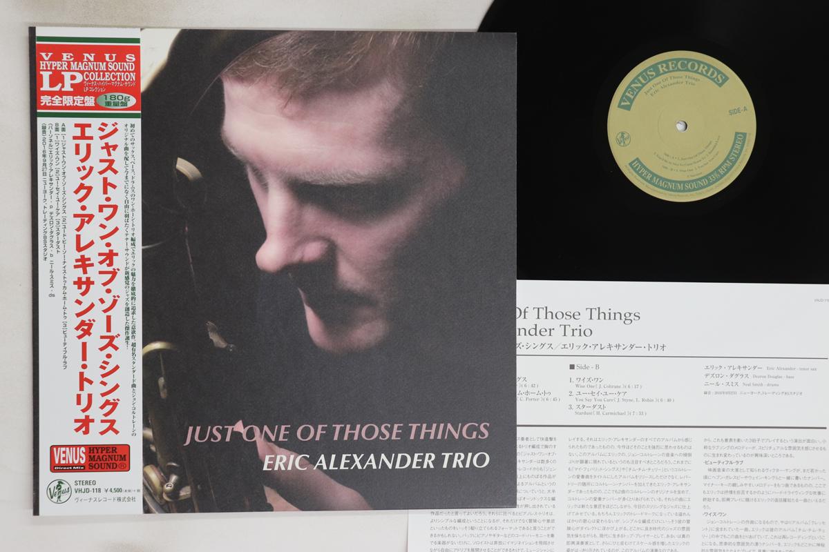 

LP Record ERIC ALEXANDER - Just One Of Those Things (-180g) VHJD118 VENUS 2017 Japan Obi Jazz Used