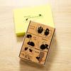 Sanbi Rubber Japanese Language Alexander and the Brown Stamp, Time, Wind-Up Mouse, KKG-LLC02,