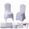 Elastic Chair Cover Hotel Wedding Jumpsuit White Dining Chair Cheap Chair Cover All Season Universal Size