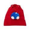Sanrio Drawstring bag with Hello 144100 (SANRIO) mascot, Kitty,
