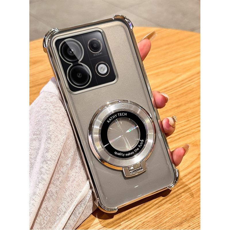 Luxury Shockproof Protective Cover Magnetic Stand Clear Case For GOOGLE PIXEL 9 With Holder Stand Cover