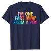 Funny I'm One Fart Away From A Poo Graphic T-shirts Men Women's Fashion Casual Tshirt 100% Cotton Loose Oversized T Shirt