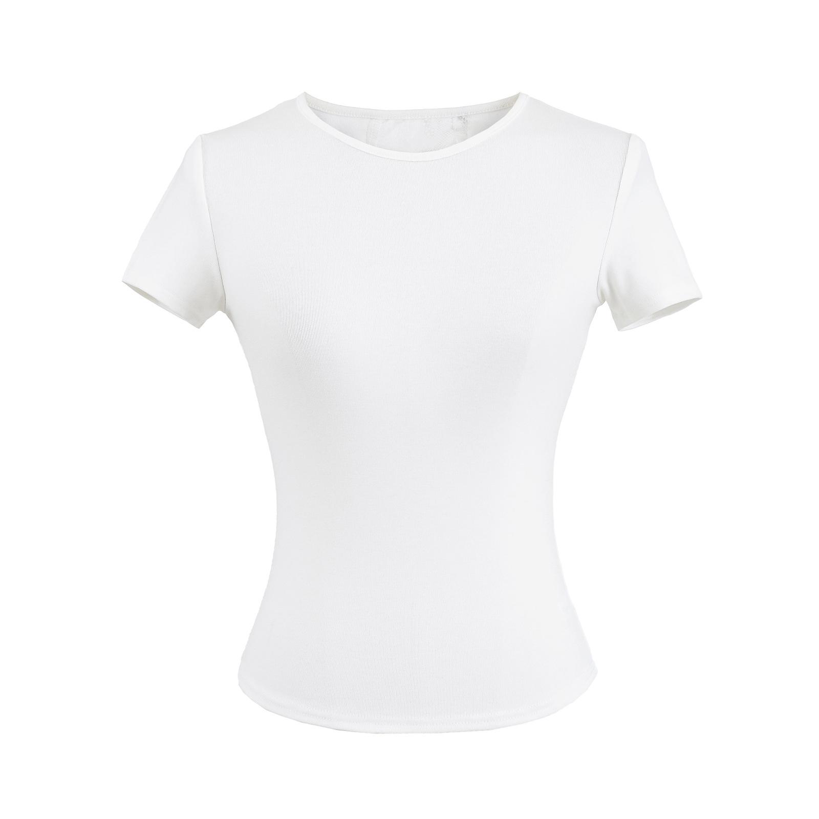 

Острая девчонка Женский кружевной летний топ с коротким рукавом и ажурным узором 2025 Medium белый