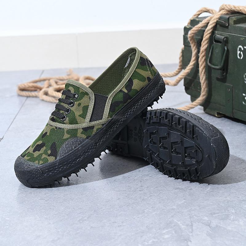 New Camo Slip-On Work Shoes Non-Slip Rubber Sole Labor Boots For Construction/Farm Durable Safety Shoes Anti-Slip Heavy-Duty