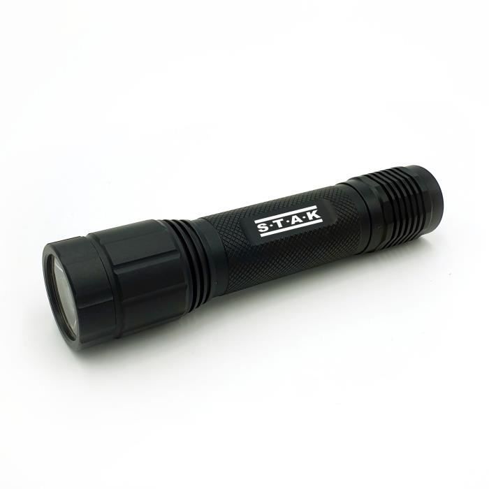 Torche LED rechargeable - LEOPARD - 2000 lumen - IPX7 - Aluminium - 8 modes