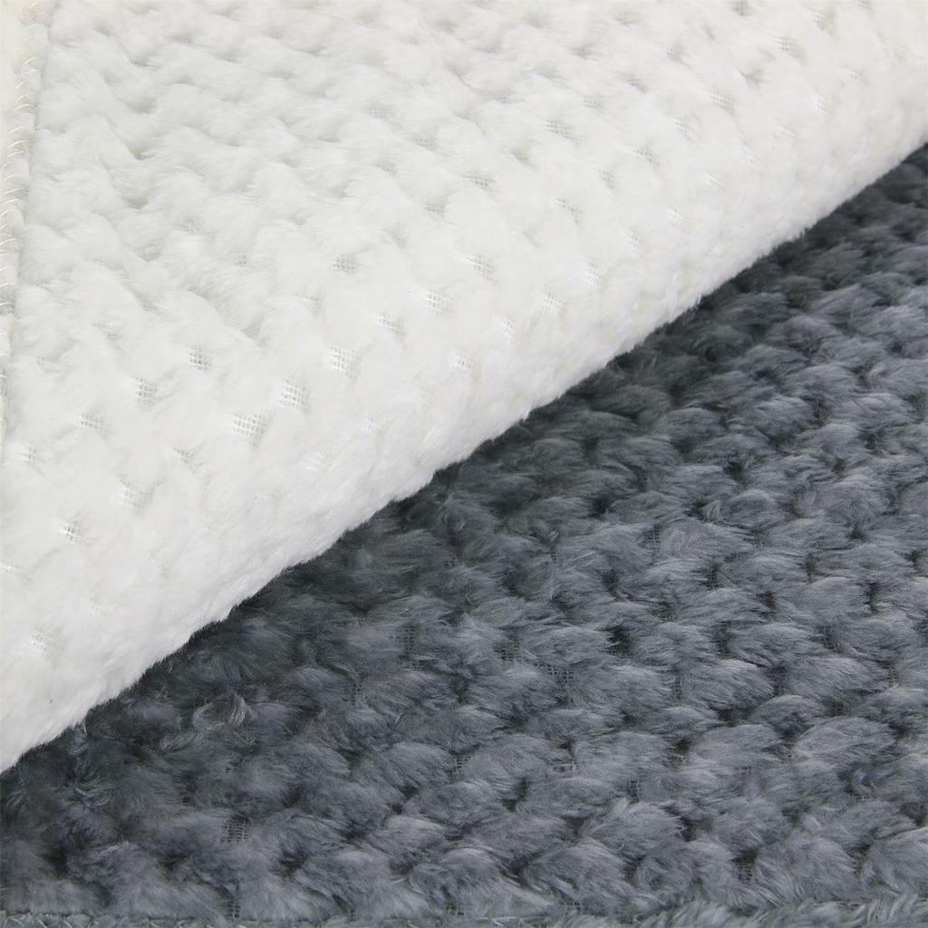 FLUFFY BLANKET Honey gray 150x200 cm SOFT | PLED