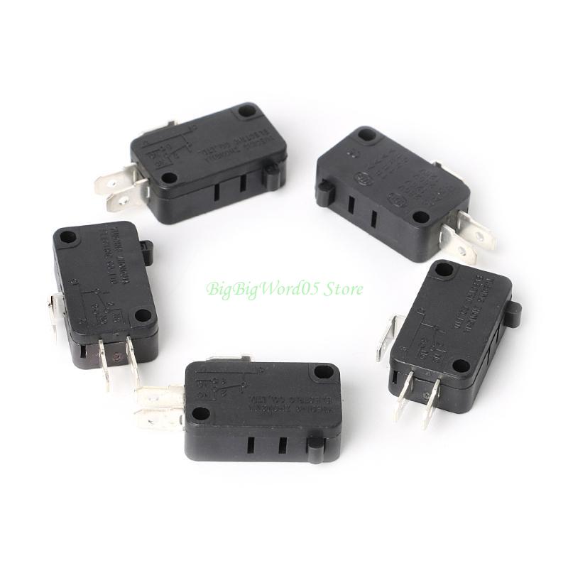 24TE 5Pcs 16A 250VAC 0.3A 250VAC Switches Srew Connector Actuator Limit Micro Switch