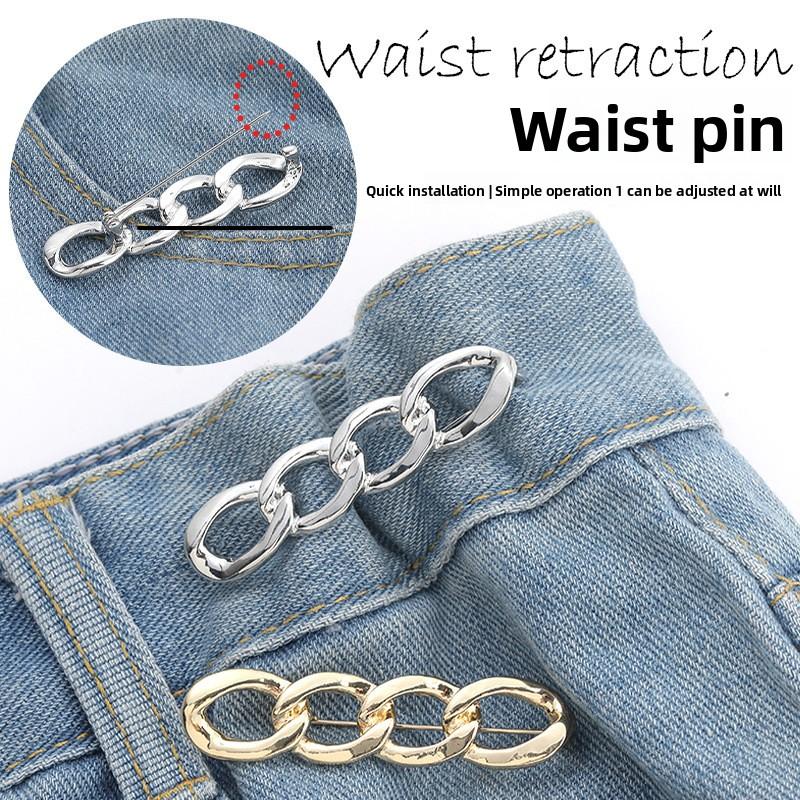 1PCS Jeans Waist Artifact Waist Change Small Pants Waist Tightening Adjustment Buckle Versatile Brooch Pin Waist Buckle