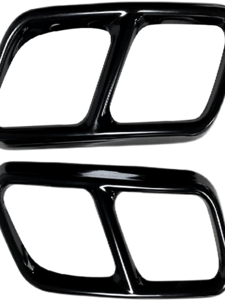 Muffler Tip Decal for Mercedes S-Class/R-Class: 4-Outlet Fit for S320/S350/S400/R320/R350