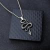 Hip-Hop Zodiac Year of the Snake Pendant: Cobra King Necklace for Men & Women - Stainless Steel Animal Jewelry