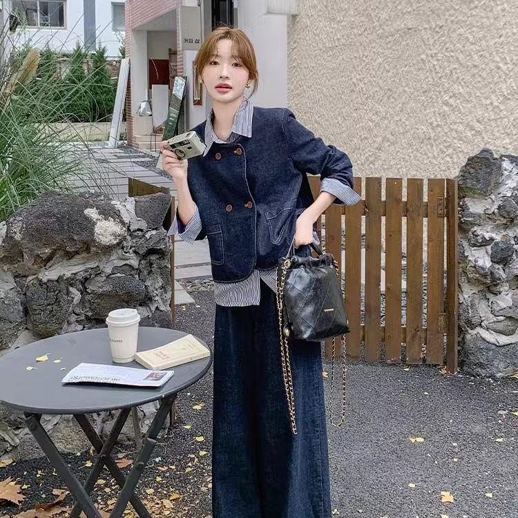 Women's Early Autumn Outfit: Korean & Modern Chinese Style for the Elegant and Curvy
