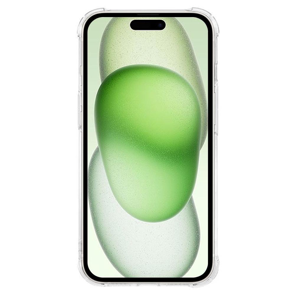 KALEBOL For iPhone 15 Case 1.5mm TPU Airbag Corners Clear Phone Cover