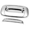 Chrome Tailgate Handle Cover W/O Keyhole for 99-06 Chevy Silverado/07 Classic/99-06 GMC Sierra/07 Sierra Classic