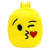 Adorable Cute Smile Emoji Face Backpack For Kids Crafted With Plush Material