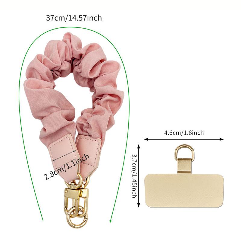 WTEMPO Mobile Phone Lanyard Key Chain Elegant Stretchy Wristlet Key Chain Pendant Anti Loss Chain Rope for Commuting Traveling Shopping