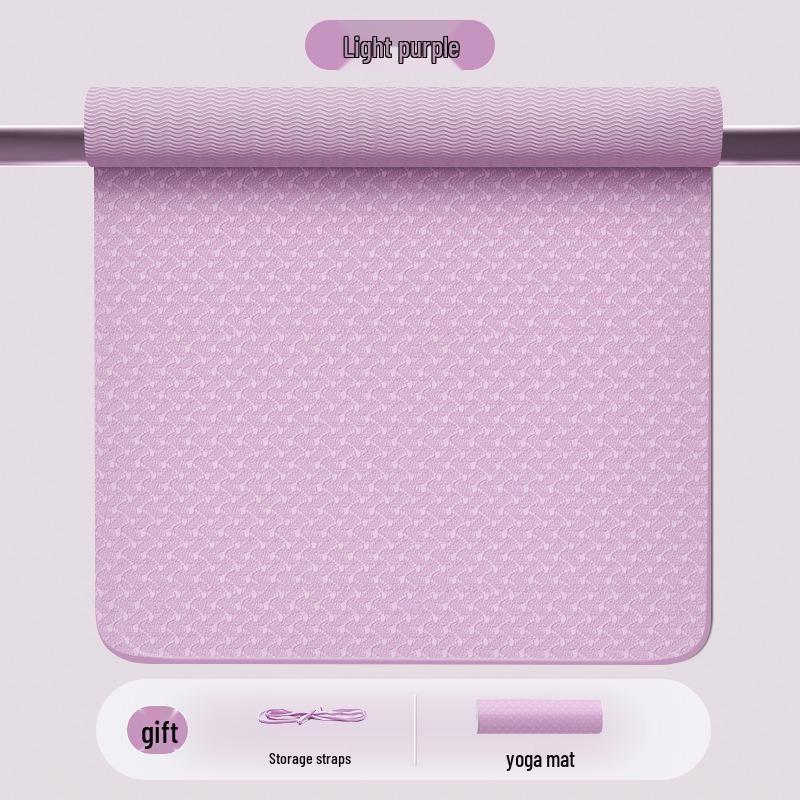 

Утолщенный нескользящий коврик для йоги и танцев для двоих с бесшумной амортизацией 6mm Mat with Strap