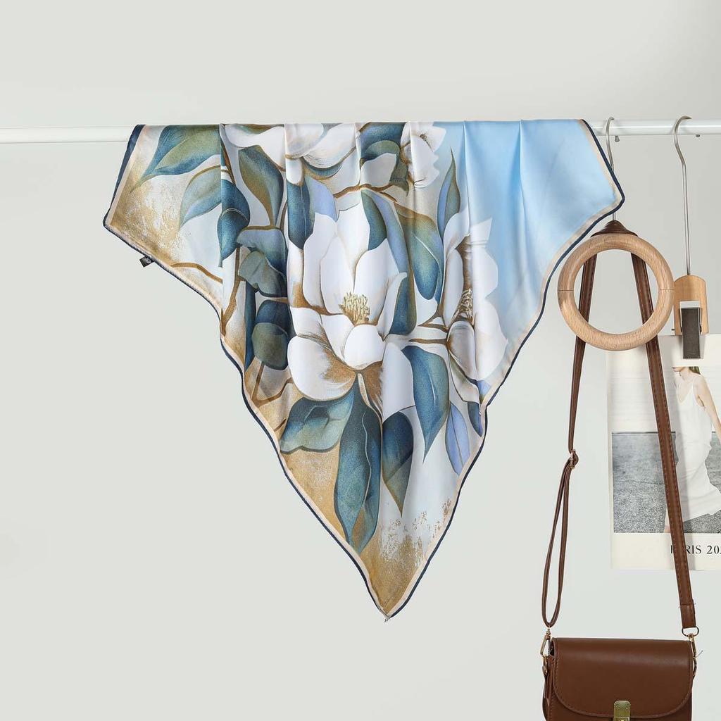 70CM Ladies Fashionable Silk-Feel Small Square Scarf