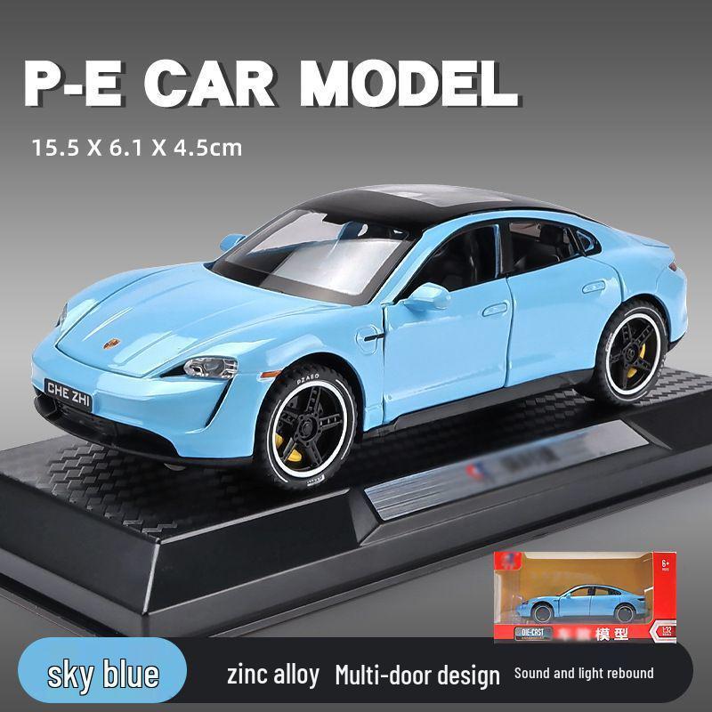 Baoshijie Taycan Alloy Children's Coupe Toy Car Model