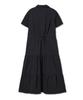 Penfield Open Collar Waist Adjustment Shirred Dress Black_Fs2Ws02F