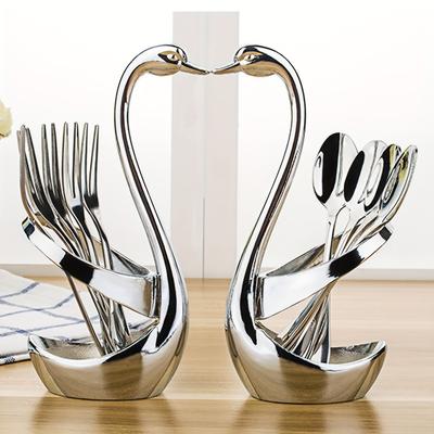 Elegante Base a Cigno in Acciaio Inossidabile Con Creatività Perfetta Per Feste, Matrimoni E Famiglie